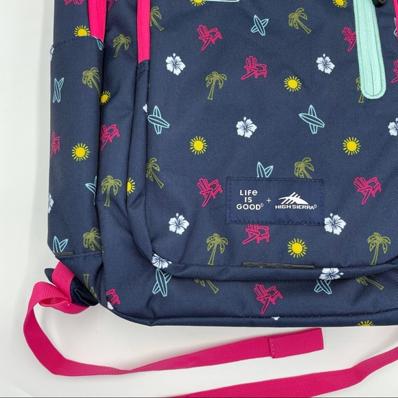 Life is good X High Sierra laptop backpack NWT - Picture 2 of 9